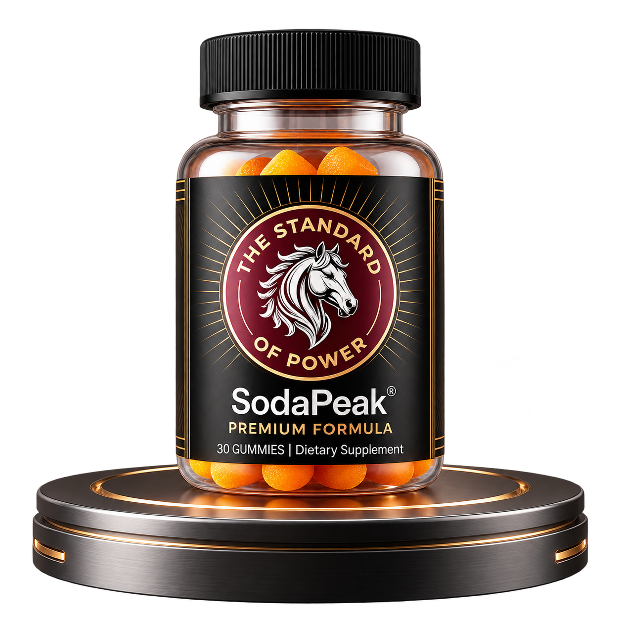 SodaPeak premium formula gummies bottle